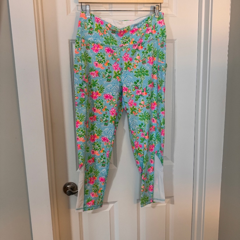 Lilly Pulitzer x Disney Luxletic Weekender High Rise Midi 24" like new XL